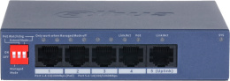 Коммутатор Dahua DH-CS4005-4ET1GT-36 (L2) 4x100Мбит/с 1x1Гбит/с 4PoE управляемый