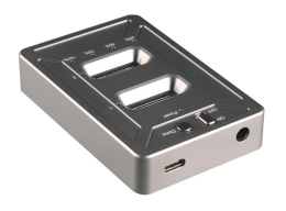 Док-станция SSD AgeStar 31CBNV2C NVMe USB3.1 алюминий серый M2 2280 M-key