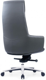 Кресло руководителя Cactus CS-LBK-MILANO кожа с подголов. крестов. алюминий