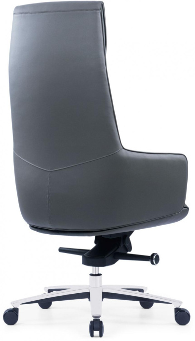 Кресло руководителя Cactus CS-LBK-MILANO кожа с подголов. крестов. алюминий