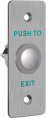 Кнопка выхода HiWatch ACT-B02 механическая кнопка выхода; НО/НЗ; ток коммутации макс. 3A DC 36В ; -10…+55°C; панель: алюминиевый сплав, кнопка: металл