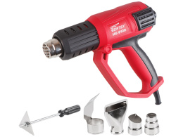 Технический фен WORTEX HG 6120 в кор. + набор сопл 2000 Вт, 3 режима., 50-600 °С HG6120TK0811