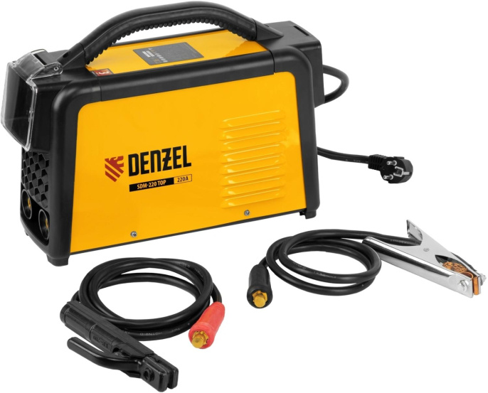 Сварочный аппарат DENZEL SDM-220 Top,  инвертор [94357]
