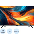 43" Телевизор Xiaomi TV A 43 FHD 2026 FULL HD, СМАРТ ТВ, Google TV, черный