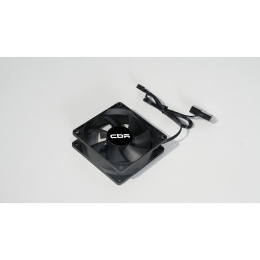 CBR Вентилятор для корпуса CBR-CF-8025-1600B, 80*80*25мм, 3-pin+molex, 1600 RPM, 30 CFM, 24.6 dBA