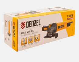 Углошлифовальная машина Denzel AG125-1100 1100Вт 11000об/мин рез.шпин.:M14 d 125мм 26906