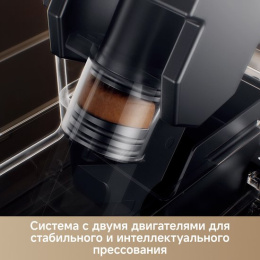 Кофемашина Trouver Virtuoso 10 Pro White мощность 1470W, давление насоса 19 Бар, цветной светодиодный сенсорный интерфейс с 8 вариантами меню, емкость резервуара для воды 1.5л