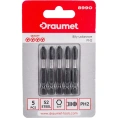 Ударные биты PH2, 50 мм, S2, 5 шт DRAUMET 8990