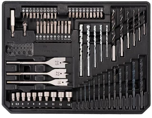 Набор бит и сверл Makita E-24913 по дер/мет/бет 70пред. для шуруповертов/дрелей