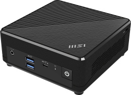 Неттоп MSI Cubi N ADL-019RU N100 0.8 4Gb SSD128Gb UHDG Windows 11 Pro 2xGbitEth WiFi BT 65W черный 9S6-B0A911-265