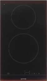 Электрическая варочная поверхность Gorenje ECT321BCSC, конфорок: 2 шт., стеклокерамика, независимая, черный