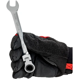 Комбинированный трещоточный шарнирный ключ 12 мм Gigant, Сталь Cr-V, 72 зуба, grf-132