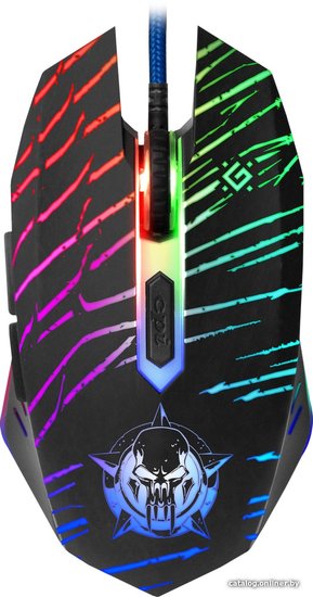 Манипулятор Defender Dark Agent Gaming Mouse GM-590L RTL USB 6btn+Roll 52590