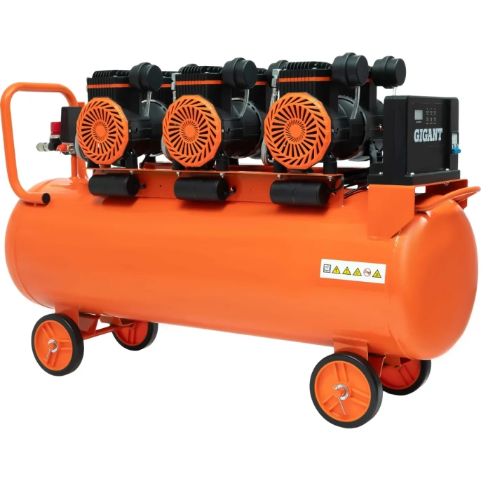 Безмасляный малошумный компрессор (120 л; 8 бар; 460 л/мин) Gigant GSWK-120/4200