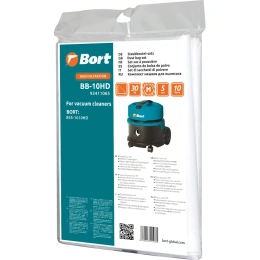 Комплект мешков пылесборных BB-10HD 5 шт для пылесоса BORT 93411065