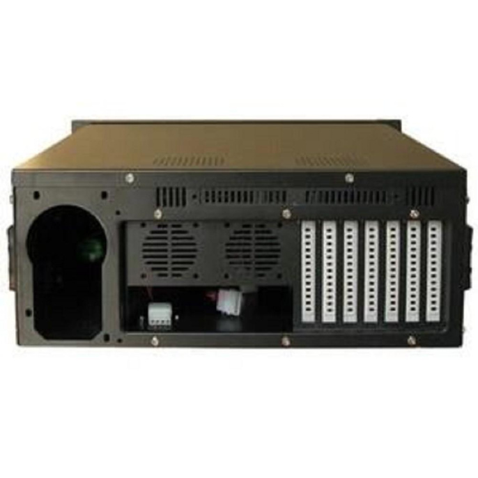 Procase B430-B-0 черный {4U глубина 450мм, внешн 3x5.25, внутр 8xHDD, MB 12"x9.6",без Б/П PS2}