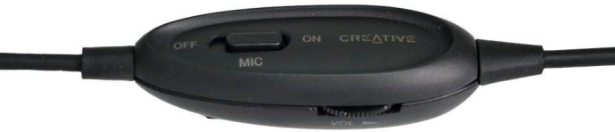 Наушники Creative Blaster SB Blaze V2, 3.5 мм, мониторные, черный [70gh032000001]