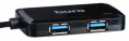 Хаб разветвитель Buro BU-HUB4-U3.0-S, черный