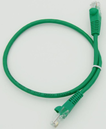 Патч-корд cat.5E stranded molded 0.5м зеленый RJ-45 m -RJ-45 m LANMASTER