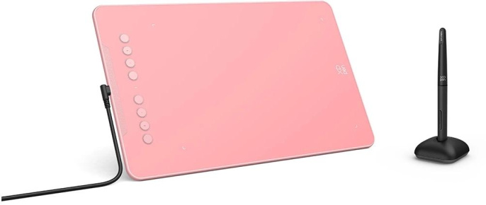 Графический планшет XPPen Deco 01 V3 USB розовый (DECO01V3_PK)