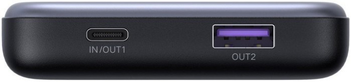 Внешний аккумулятор с двумя выходами UGREEN PB507 75131B 10000mAh Two-way Fast Charging 20W Power Bank. Цвет: серый космос (75131B_)