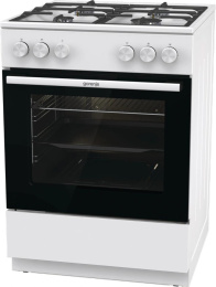 Плита Газовая Gorenje GG6A10WFFM белый без крышки реш.сталь