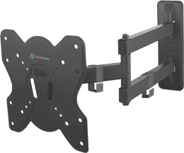 Кронштейн для телевизора ONKRON M4S, 17-43", настенный, поворот и наклон,  черный
