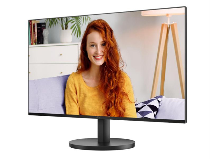 Монитор AOC 23.8" 24B3HA2 (16:9, IPS, 120Hz, Adaptive Sync, HDMI, VGA, speakers, цвет черный, БП встроенный, кабель HDMI, гарантия 3 года)