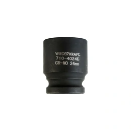 Головка торцевая ударная 6-гранная (24 мм; 1/2DR) WIEDERKRAFT WDK-710-4024