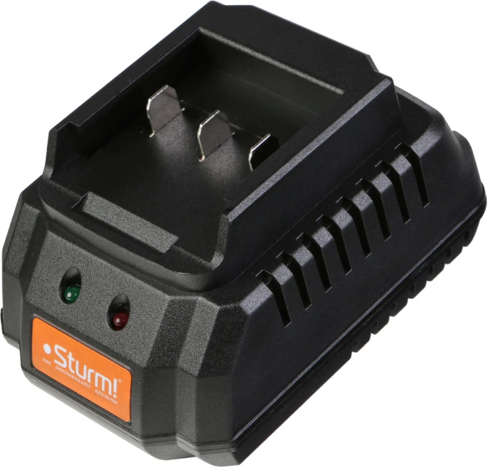 Винтоверт Sturm! CD250H (питание: аккумулятор, бесщеточный двигатель, 2600 об/мин, крутящий момент: 250 Нм, тип батареи: Li-Ion, напряжение: 18 В, патрон: шестигранный, 1/4" (6.35 мм), емкость: 4 Ач, подсветка рабочей зоны, тормоз двигателя, реверс, кейс)