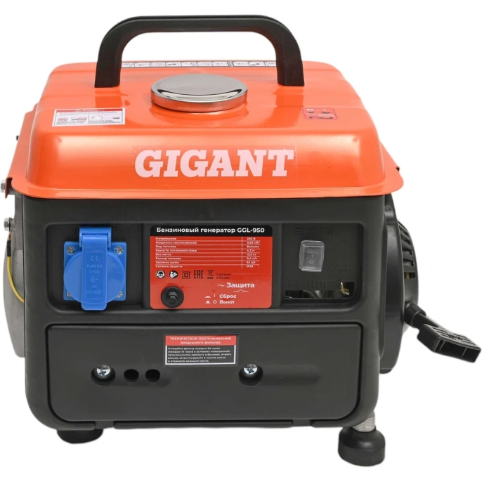 Бензиновый генератор Gigant (950 Вт; 12 В розетка) GGL-950