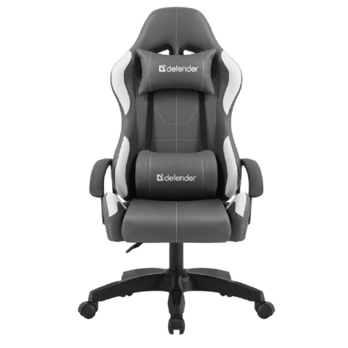 Игровое кресло Chromos Серый/Белый,класс 2,PU DEFENDER 64675