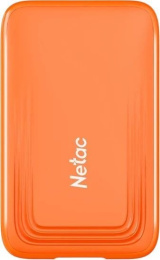 Внешний накопитель Netac ZX20 IV 512GB NT01ZX20IV-512G-32OR SSD, USB 3.2 Gen2x2 20 Гбит/с , пластик, цвет оранжевый