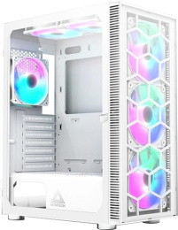 Корпус ATX MONTECH X3 Glass, Midi-Tower, без БП, белый [x3 glass wh]