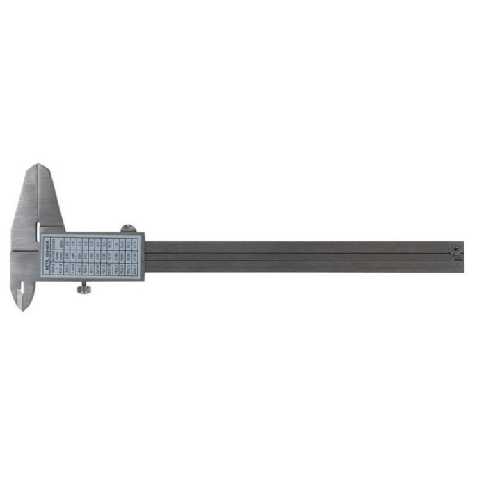 Штангенциркуль нониусный RGK SCM-150 серый пластиковый футляр 755788