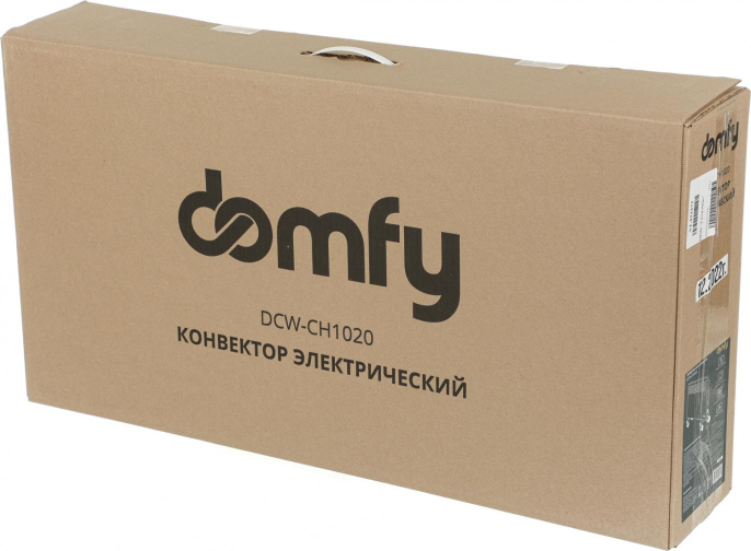 Конвектор DOMFY DCW-CH1020, 2000Вт, с терморегулятором, белый