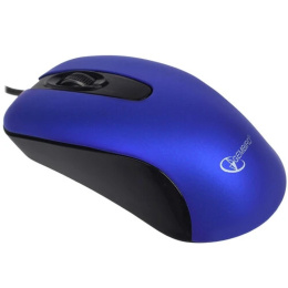 Мышь Gembird MOP-400-B dark blue USB, 1000DPI, бесшумный клик