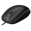 Мышь Logitech B100 Black черная, оптическая 800dpi, USB, 1.8м 910-003357
