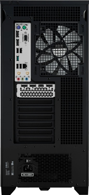 Компьютер OSIO CyberLine C59i Intel Core i5 12400F,  DDR4 16ГБ, 1ТБ SSD, NVIDIA GeForce RTX 3050 - 6 ГБ,  без операционной системы,  черный [с59i-001b]