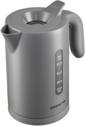 Чайник электрический Polaris PWK 1220C 1.2л. 2200Вт серый корпус: пластик
