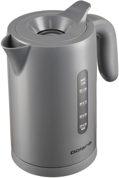 Чайник электрический Polaris PWK 1220C 1.2л. 2200Вт серый корпус: пластик