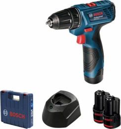 Дрель-шуруповерт Bosch GSR 120- LI аккум. патрон:быстрозажимной кейс в комплекте 06019G8020