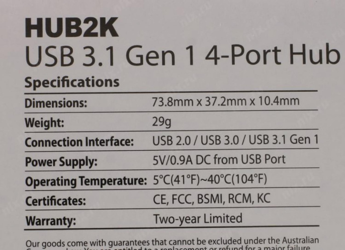 Концентратор USB 3.0 Transcend TS-HUB2K