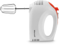 Миксер Maxwell MW-1358 W, ручной, белый и оранжевый
