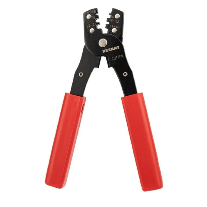 Кримпер REXANT для обжима автоклемм неизолированных 0.35-6.0кв.мм 12-3031