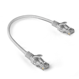 Патч-корд LSZH ExeGate UTP-RJ45-RJ45-5e-0,3M-LSZH-GY, UTP, cat.5e, 0.3м, серый EX286375RUS