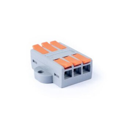 Cabeus MX662-3R Клемма соединительная универсальная проходная 3 полюса с рычагом 0,5-6,0 1шт