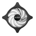 Кулер для корпуса PCCooler FX 120 ARGB 120x120x25mm, 4-pin PWM, ARGB, 52.79CFM, 33.2dBA, 2000RPM, Black