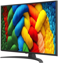 43" Телевизор LG 43NANO81A6A.ARUG NanoCell, 4K Ultra HD, черный, СМАРТ ТВ, WebOS