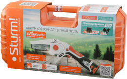 Цепная пила Sturm! CSC1204C аккум. дл.шины:4" 10cm 2аккум. 2Ач ЗУ